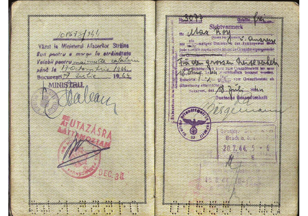 Ww2 German Service Passport Our Passports 4296