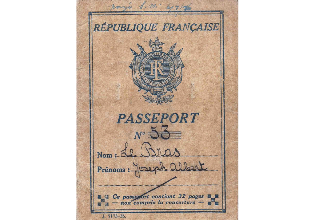 1939 French Official S Passport Our Passports