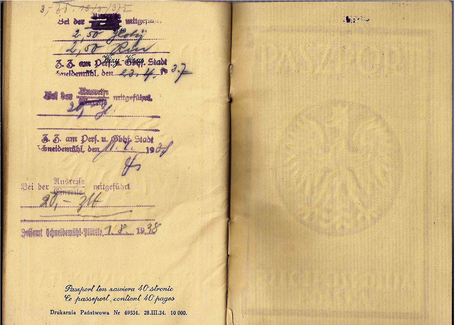 Polish service passport