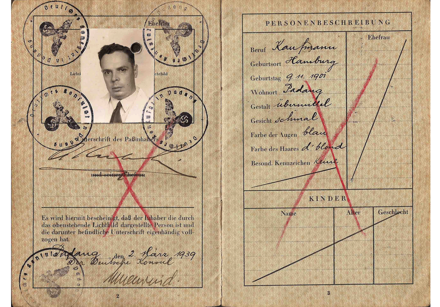 WW2 German passport