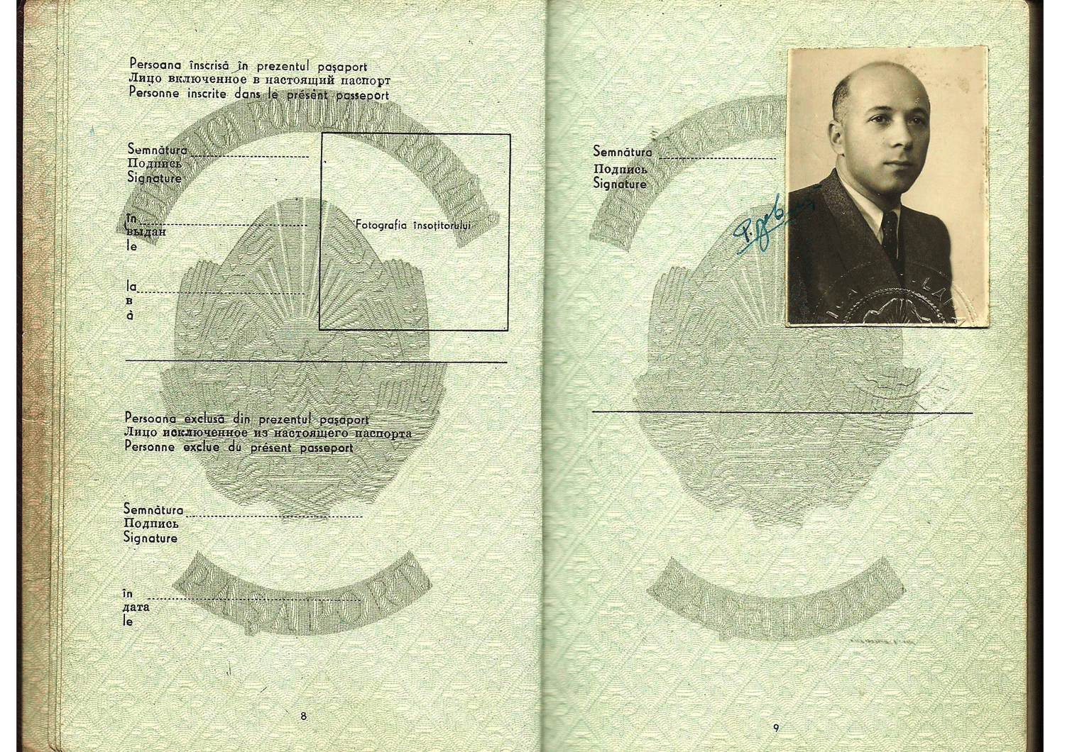 Rarest of visas - North Korean Diplomatic visa inside a 1951 passport
