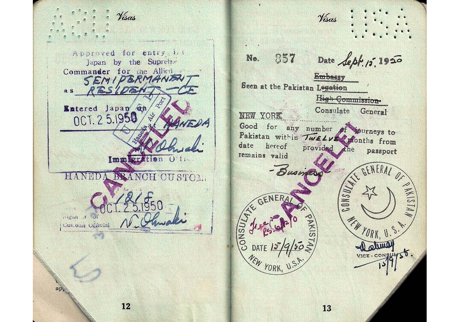 Cold War passport