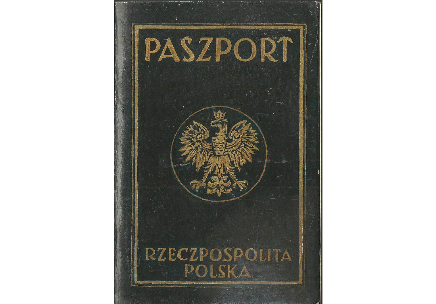 fake WW2 Polish passport