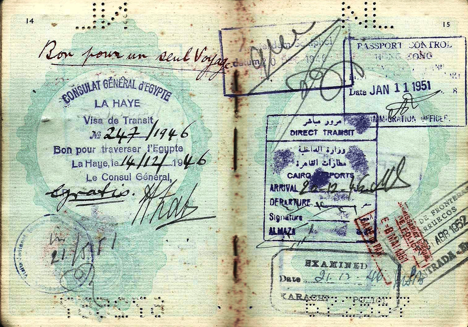 WW2 Dutch passport