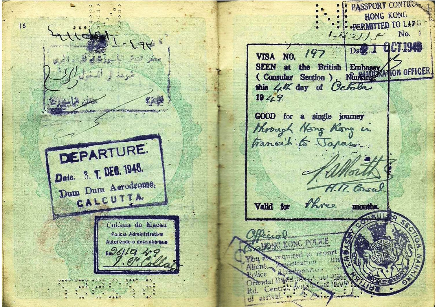 WW2 Dutch passport