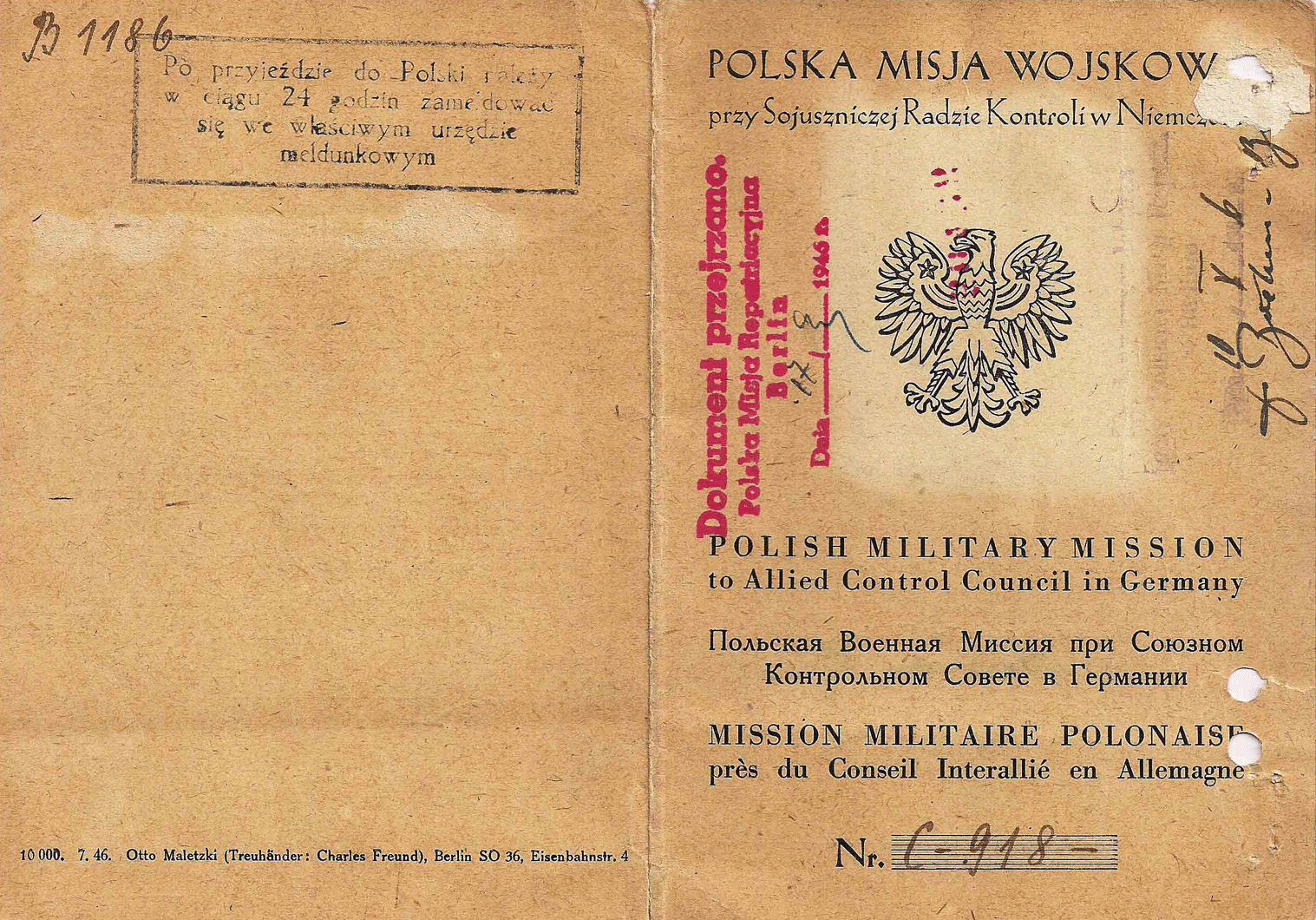 Polish Military Mission to the Allied Control Council in Germany