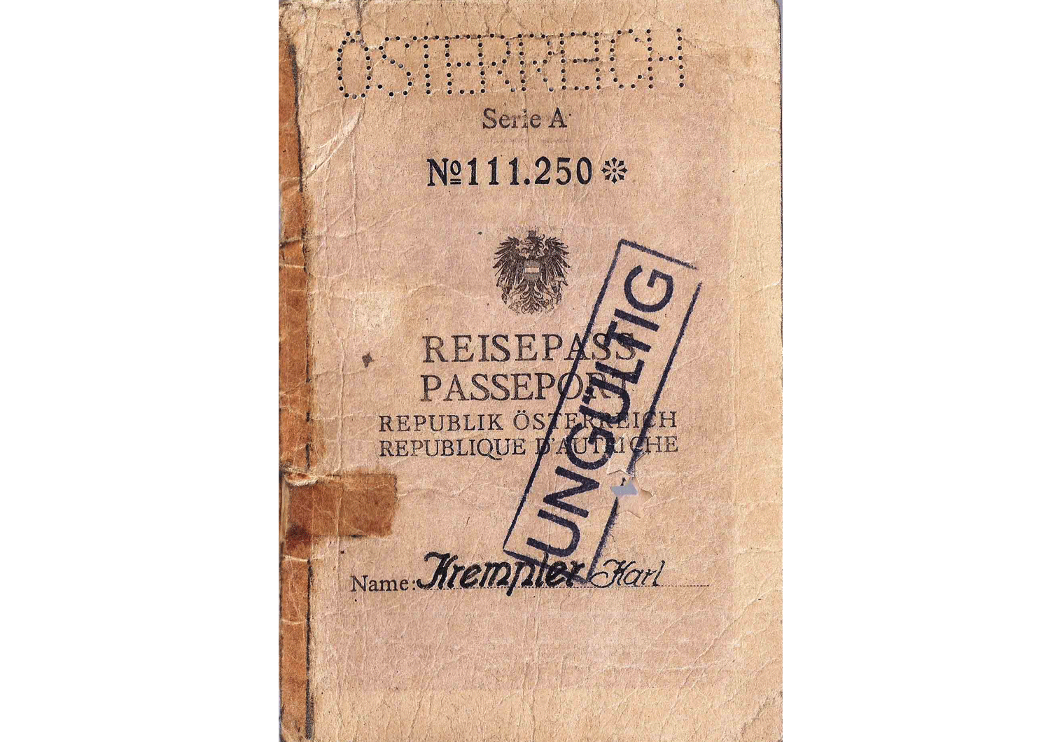 ww2 German passport for SS