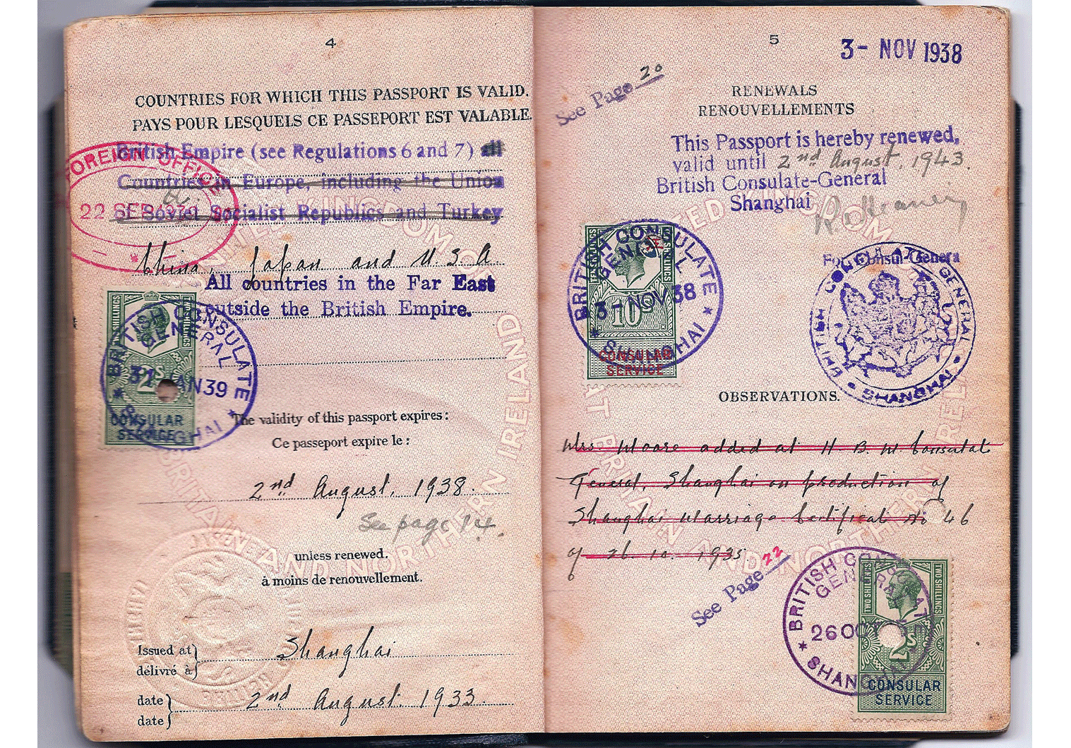 WW2 passport