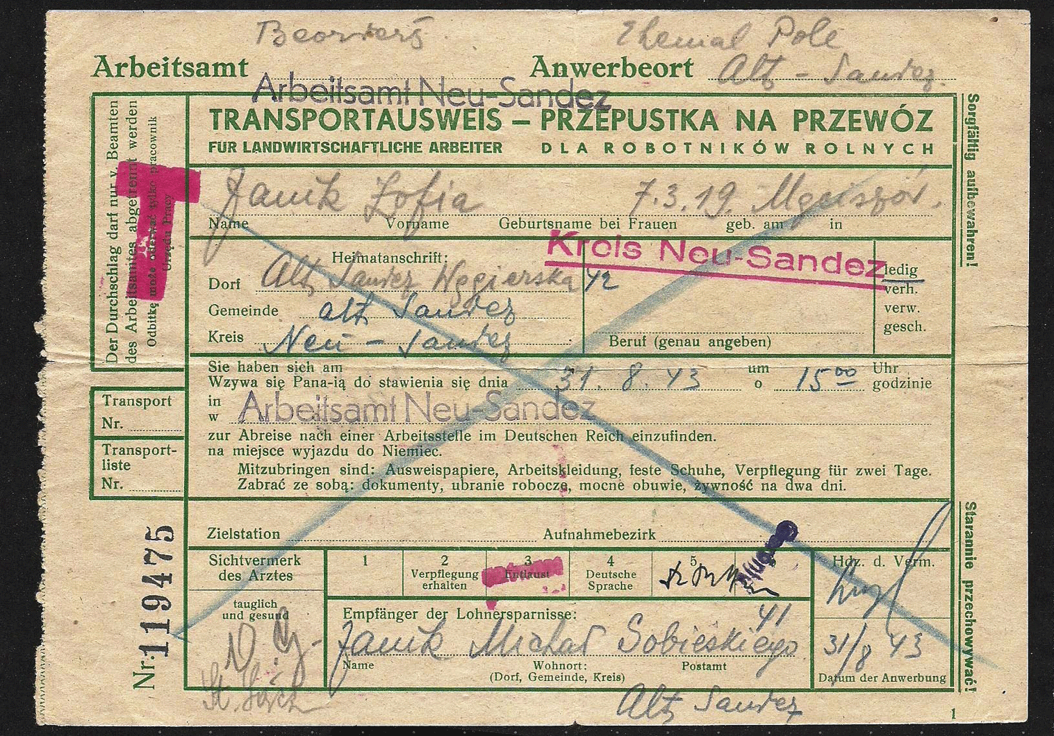 WW2 Ausweis