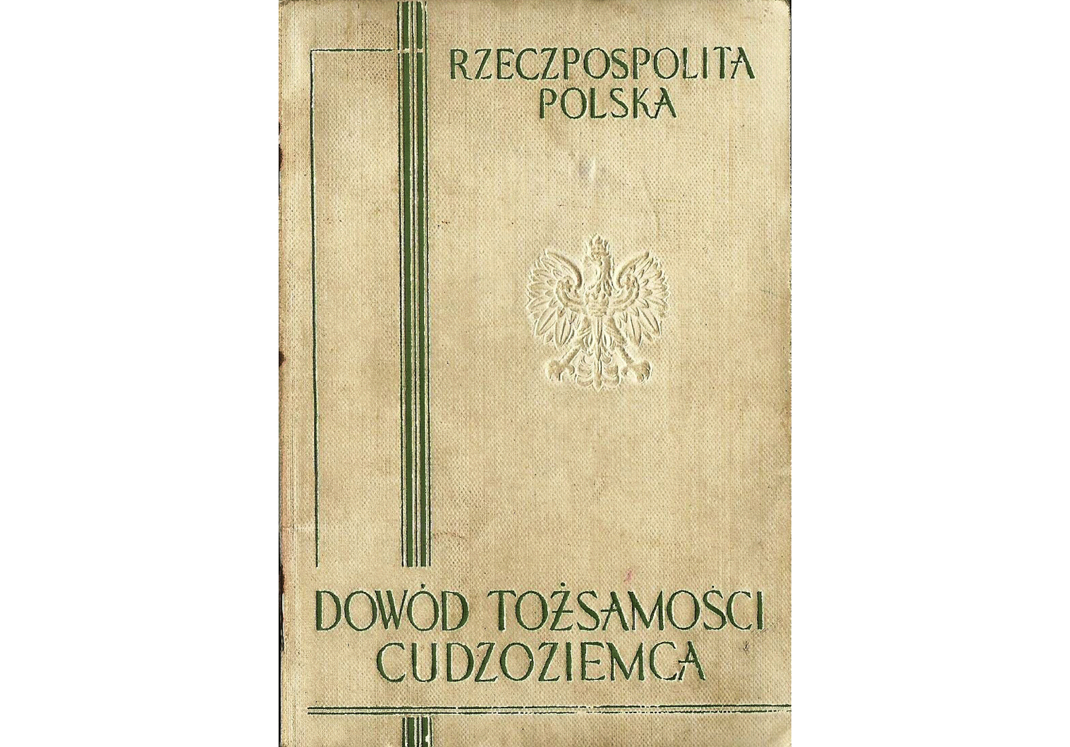 WW2 Polish travel document