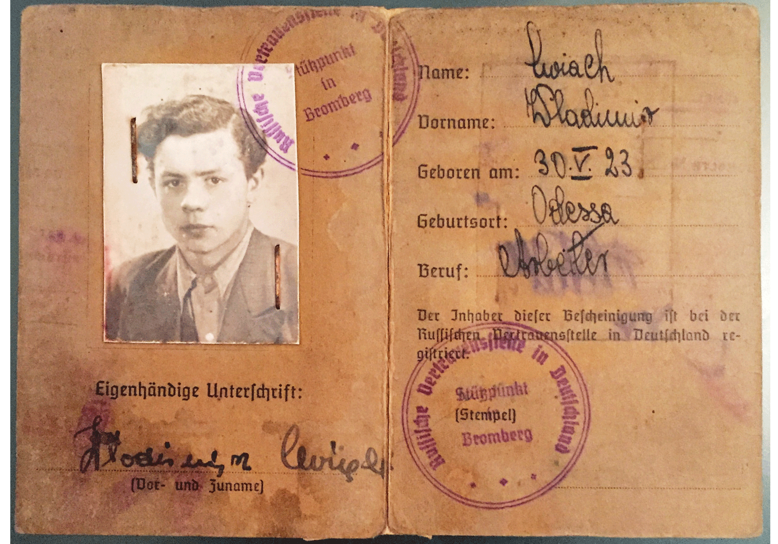 WW2 identity document