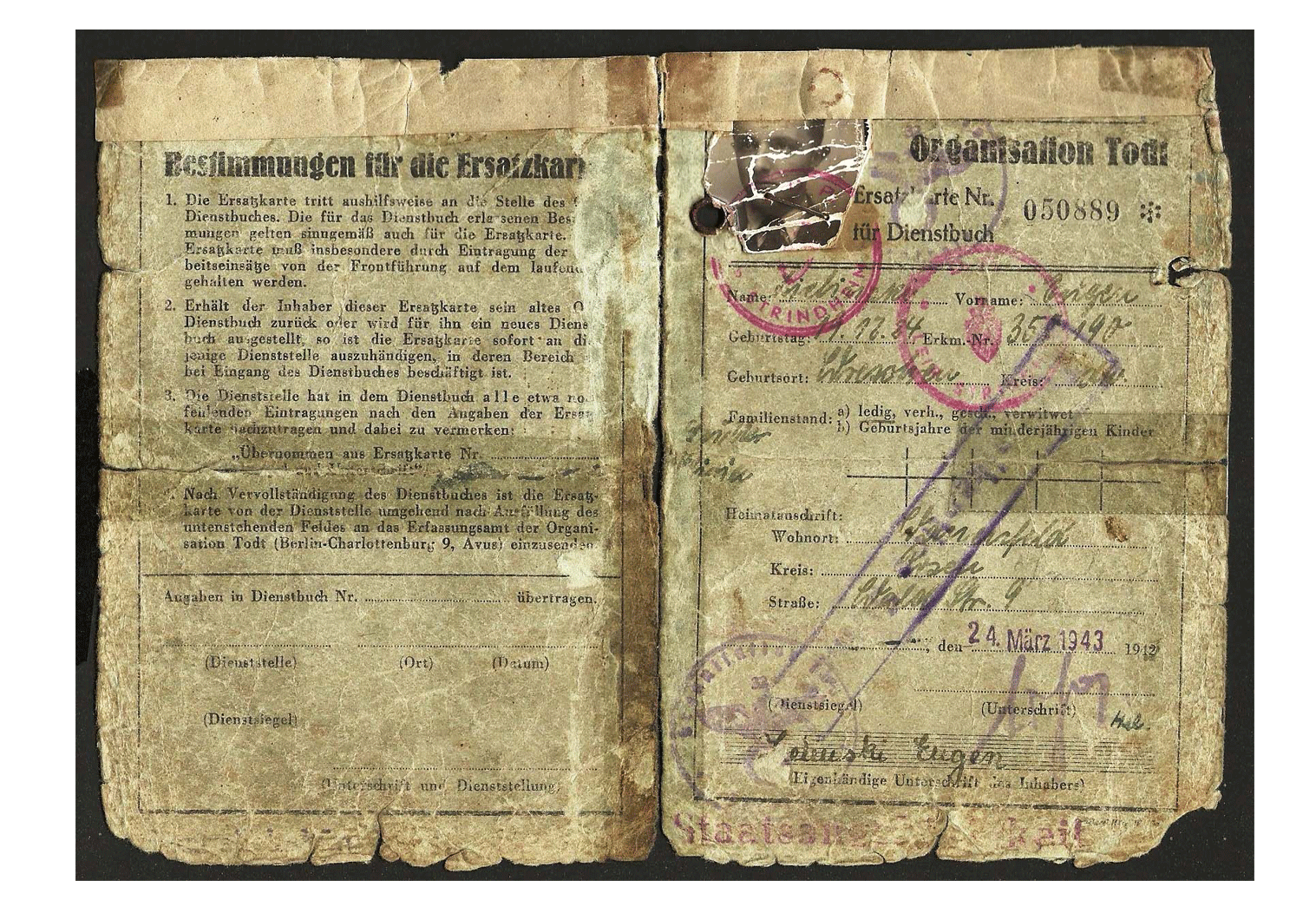 Organization Todt document