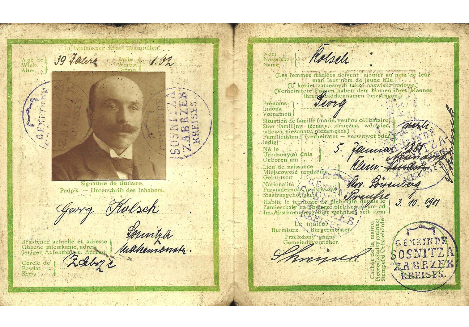 Upper Silesia Plebiscite Passports Our Passports   7 1 