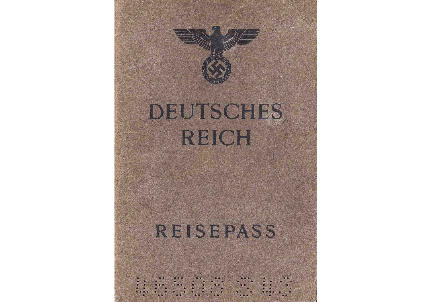 1945 German passport