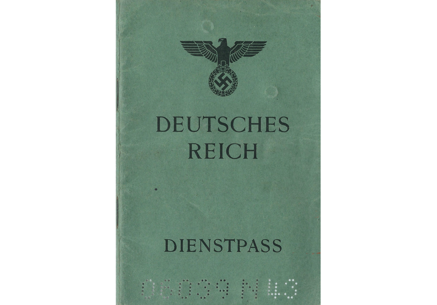 1944 German Dienstpass