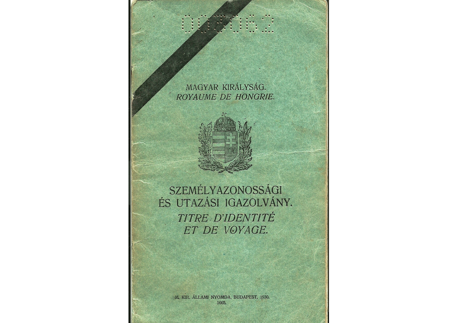 1944 Hungarian passport