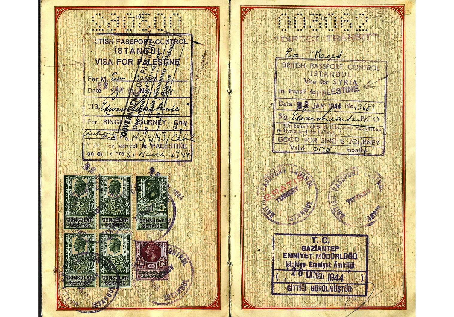 WW2 Hungarian passport