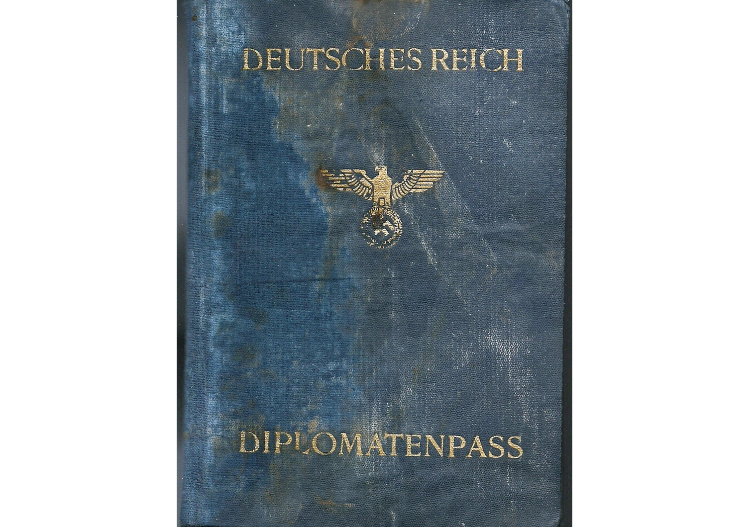 1943 German Diplomatenpass.