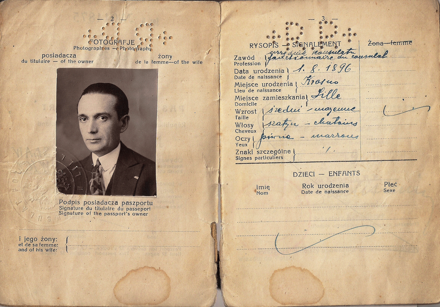 Consular official passport