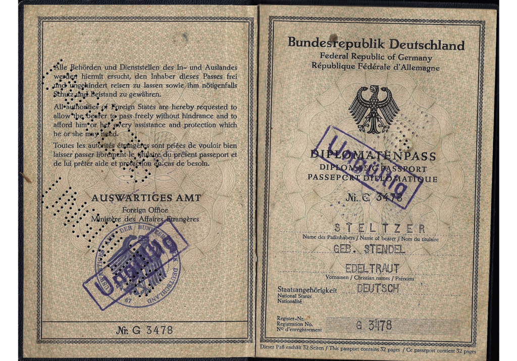 German Diplomatic passport Our Passports