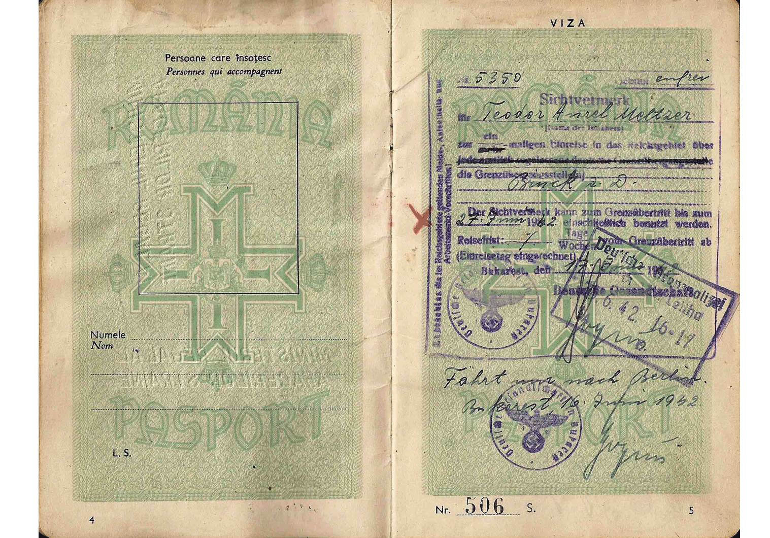 Another WW2 Service passport