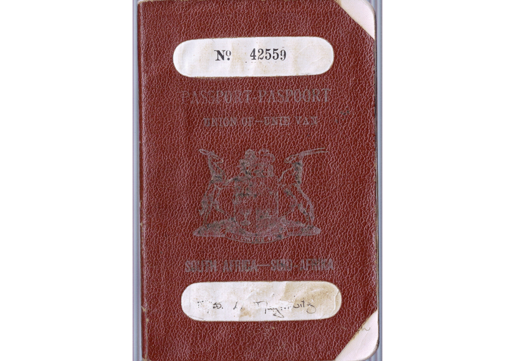 1944 issued South African passport Our Passports