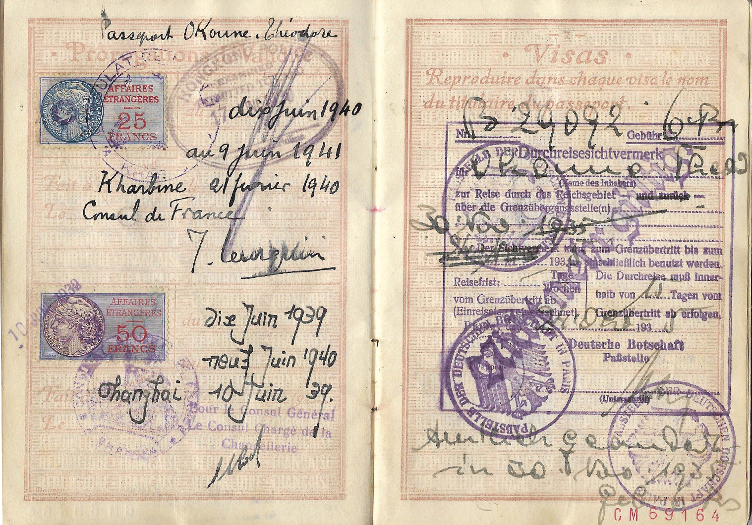 Harbin visa passport