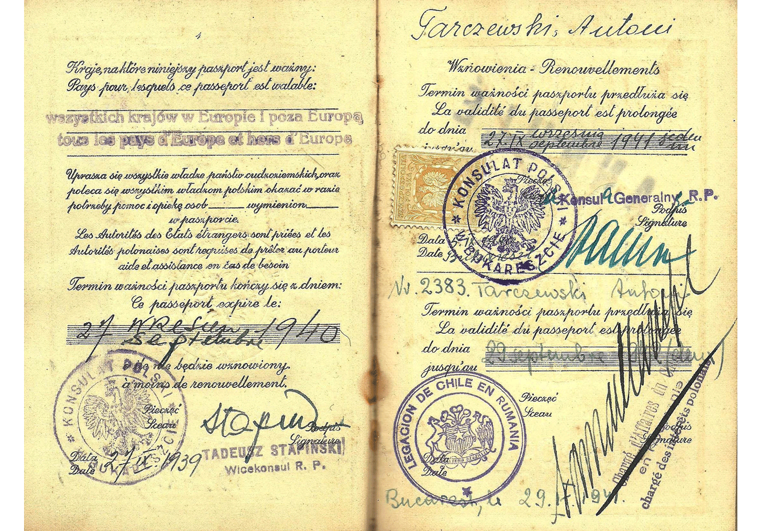 Samuel del Campo passport