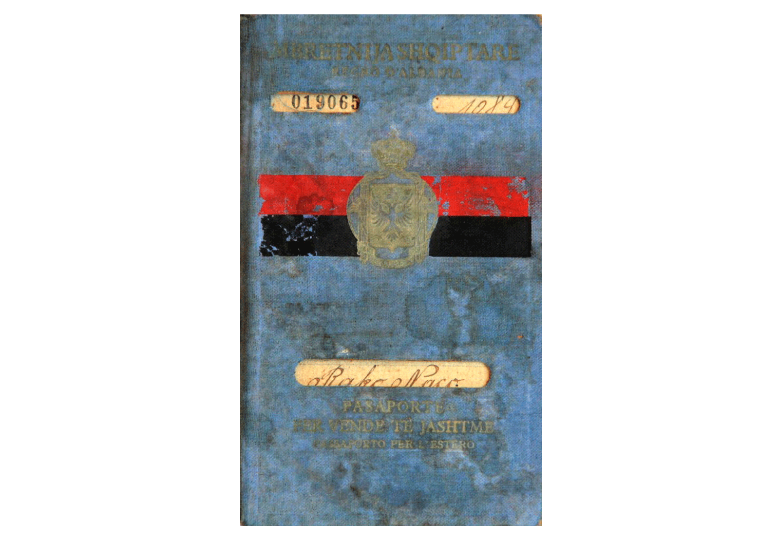 WW2 Albanian passport