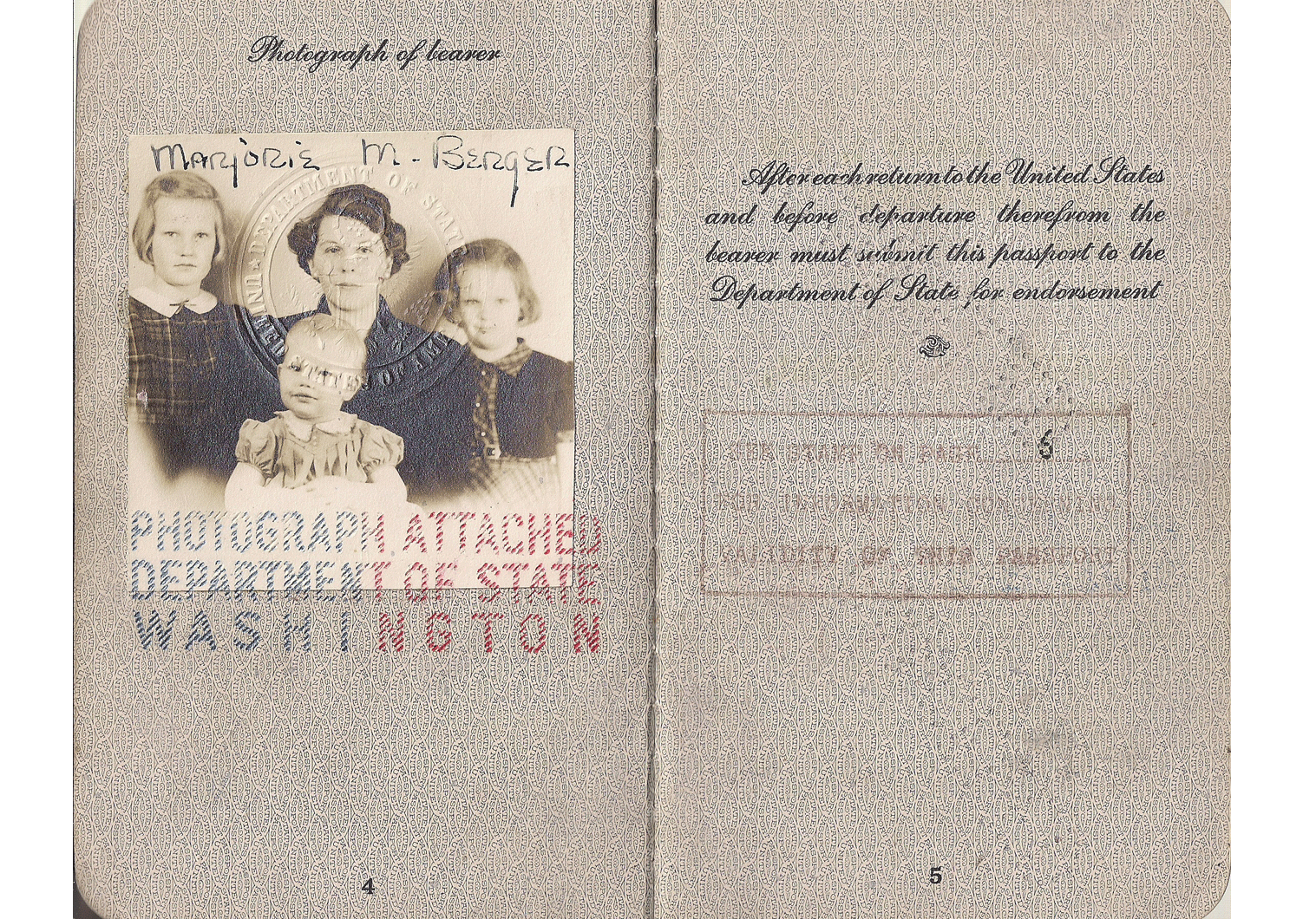 1940 Jewish passport