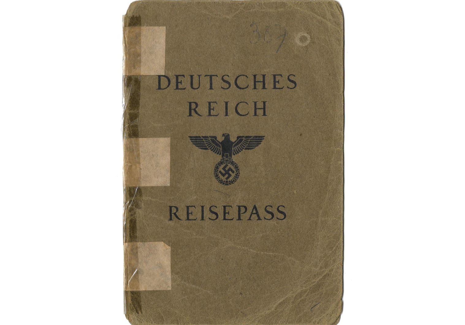 WW2 Jewish refugee passport