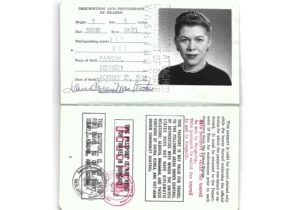 1957 US diplomatic passport